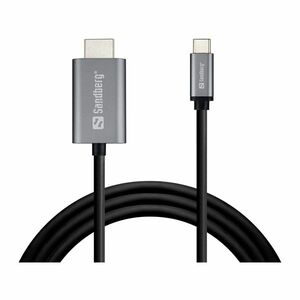 Sandberg USB-C to HDMI Cable 2M - összekötő kábel (136-21) kép