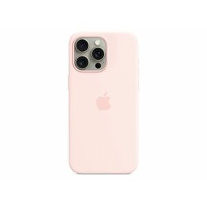 Apple MagSafe-rögzítésű iPhone 15 Pro Max-szilikontok (MT1U3ZM/A) világos rózsaszín kép