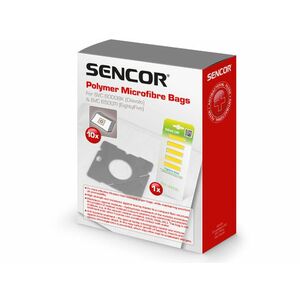 Sencor 10db microfibre porzsák + 5db illatosító rúd SVC 50/55/60/85/93 porzsívókhoz (41007206) kép