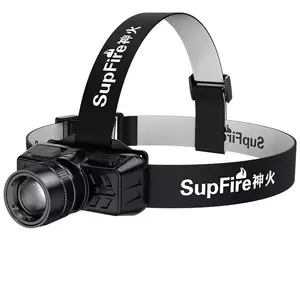 A fény Supfire HL50 head flashlight, USB, 300lm, 200m, Zoom (6956362931503) kép