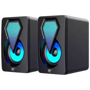Hangszóró Havit SK210mini PRO computer speakers 2.0 RGB (black) kép