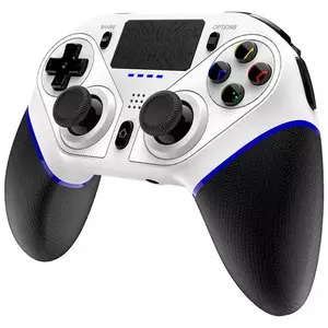 Játékvezérlő iPega Ninja PG-P4010B Wireless Gaming Controller touchpad PS4 (white) kép