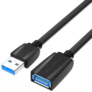 Kábel Extension Cable USB 3.0, male USB to female USB, Vention 3m (Black) kép