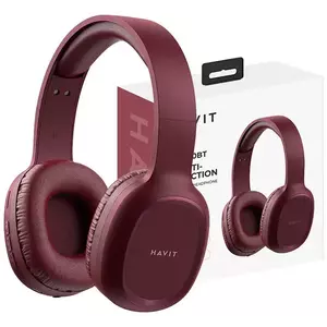 Fejhallgató Havit H2590BT PRO Wireless Bluetooth headphones (red) kép