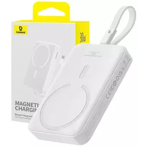 Töltő Baseus Powerbank Magnetic Mini 10000mAh 30W MagSafe (white) kép