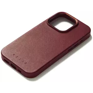 Tok Mujjo Full Leather Case for iPhone 15 Pro - Burgundy kép