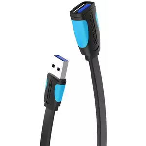 Kábel Vention Flat USB 3.0 extender VAS-A13-B300 3m Black kép