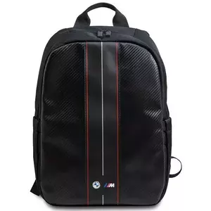 BMW Backpack BMBP15COMSCAKR 15" black Carbon Red Stripes (BMBP15COMSCAKR) kép