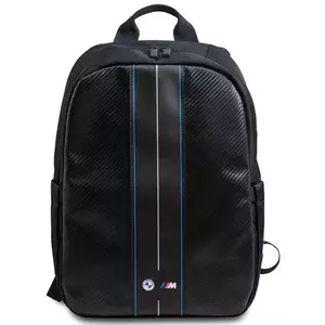 BMW backpack BMBP15COMSCAKL 15" black Carbon Blue Stripes (BMBP15COMSCAKL) kép