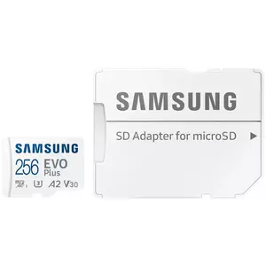Samsung 256GB microSDXC EVO Plus + adapterrel kép
