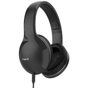 Fejhallgató Havit H100d wired headphones (black) kép