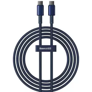 Kábel Baseus Tungsten Glod USB-C to USB-C cable, 100W, 2m (blue) kép