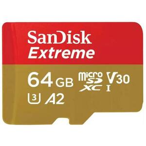 Extreme microSDXC 64GB UHS-I/U3/A2/CL10 (SDSQXAH-064G-GN6GN) kép