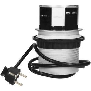 3 Plug + 2 USB 1, 5 m (OR-AE-1342(GS)) kép