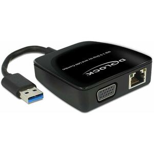 Delock Adapter HDMI-A dugó > VGA hüvely kép