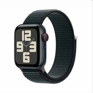 Apple Watch SE GPS + Cellular 40mm Midnight Aluminium Case Midnight Sport Loop-pal kép