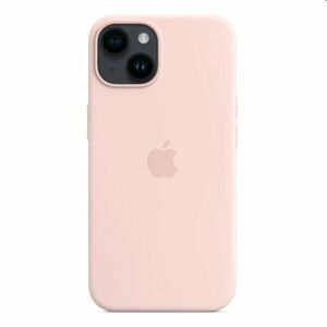 Apple iPhone 14 Silicone Case with MagSafe, chalk pink kép
