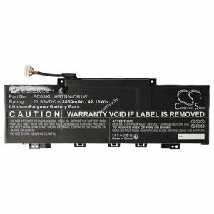 Helyettesítő akku HP Pavilion Aero 13-be0141AU 3650mAh kép