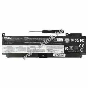 Helyettesítő akku Lenovo ThinkPad T470s wie 01AV405, Li-Polymer, 11.4V, 1000mAh kép