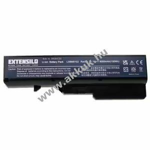 Helyettesítő EXTENSILO akku Lenovo IdeaPad G780, 9000mAh kép