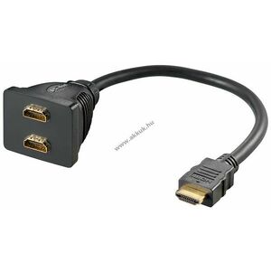 HDMI kábel adapter 2db 19 tűs HDMI aljzat >19 tűs HDMI csatlakozóra kép