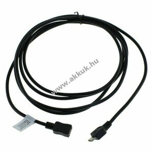 Micro USB - Micro USB töltő kábel, fekete kép