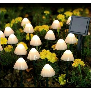 Leszúrható, napelemes LED-es gombák kép