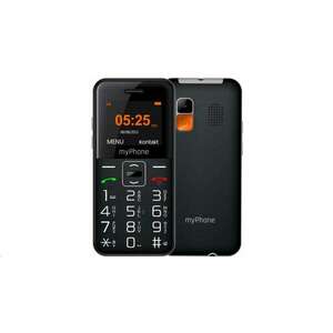 myPhone Halo Easy 2G Single SIM Mobiltelefon, fekete kép
