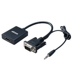 Akasa AK-CBHD23-20BK video átalakító kábel HDMI A-típus (Standard... kép