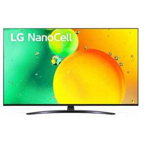 LG 50NANO763QA 4K UHD NanoCell Smart LED Televízió, 126 cm, HDR, ... kép