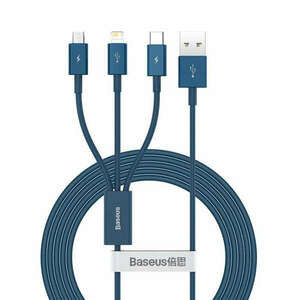Baseus Superior kábel USB - Lightning / micro USB / USB Type 3, 5... kép