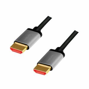 Logilink HDMI kábel, A/M - A/M, 8K/60 Hz, alu, 1 m kép