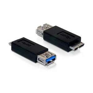 Delock adapter USB 3.0-A anya > micro USB 3.0-B apa kép
