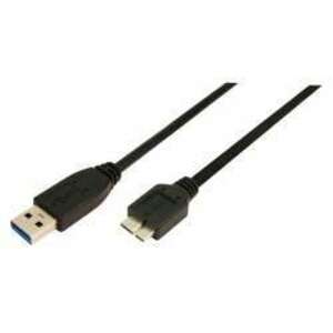 LogiLink USB 3.0 csatlakozó kábel A->B Micro 2x male 2.00 méte... kép