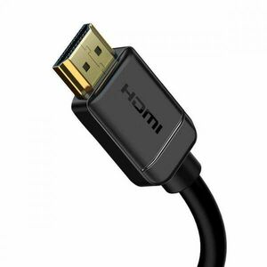 Baseus HDMI 2.0 kábel, 4K 60Hz, 3D, HDR, 18Gbps, 1m (fekete) kép