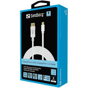 Sandberg DP-MiniDP 1.4 8K60Hz 2m White 509-17 kép