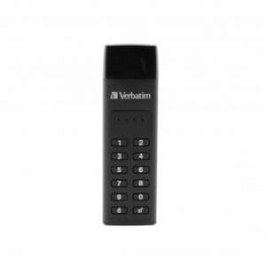 Verbatim Pen Drive 64GB Keypad Secure fekete USB-C kép