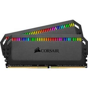 Corsair 64GB / 3200 Dominator Platinum RGB Black DDR4 RAM KIT (2x32GB) kép