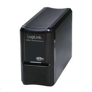 LogiLink 2x3.5" külső raid ház USB SATA fekete (UA0154A) kép
