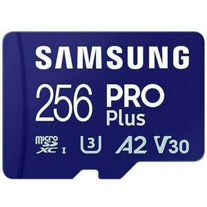 Samsung Pro Plus microSD kártya R180/W130, 256GB kép
