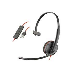 Poly Blackwire C3210 USB-A mono headset (209744-104) kép