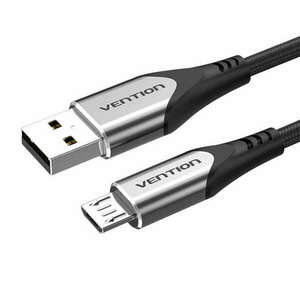 USB 2.0 kábel a Micro-B USB Vention COAHF 1m-hez, szürke (COAHF) kép
