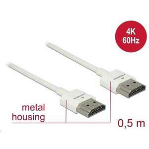 Delock Nagysebességű HDMI-kábel Ethernettel - HDMI-A > HDMI-A, ... kép