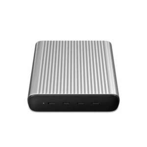 Targus HyperJuice GaN 4 x USB Type-c Hálózati töltő (245W) - Szürke kép