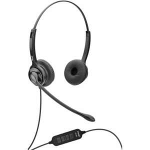 Axtel MS2 Duo NC (USB-A) Vezetékes Headset - Fekete kép