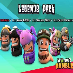 Worms Rumble - Legends Pack (DLC) (Digitális kulcs - PC) kép