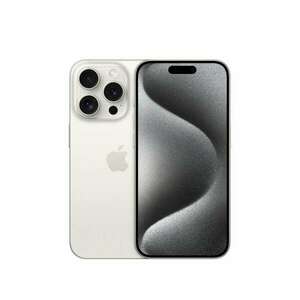 Apple iPhone 15 Pro 256GB Okostelefon - Fehér Titánium kép