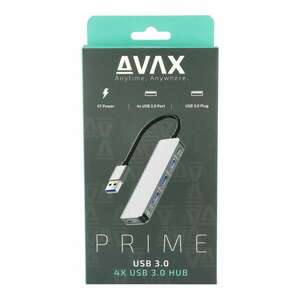 AVAX HB900 PRIME USB Type-A 3.0 HUB (4 port) kép