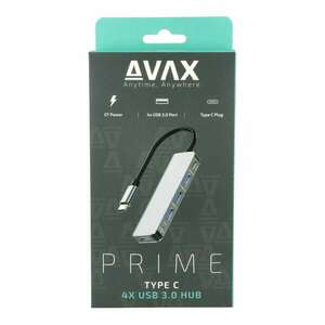 AVAX HB901 PRIME USB Type-C 3.0 HUB (4 port) kép