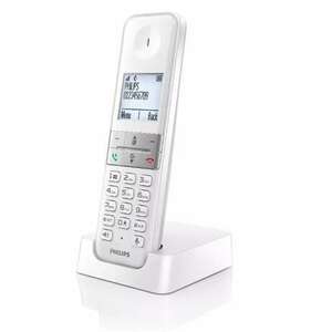 Philips Dect telefon fehér 500mah D4701W/53 kép